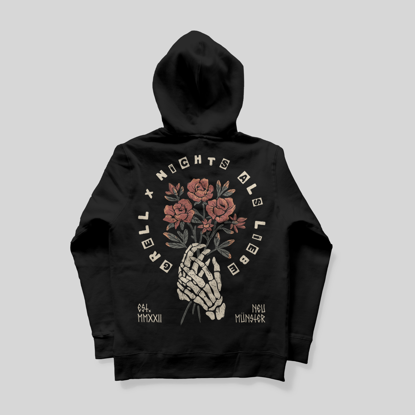 Hoodie - NICHTS ALS LIEBE - Hands Design